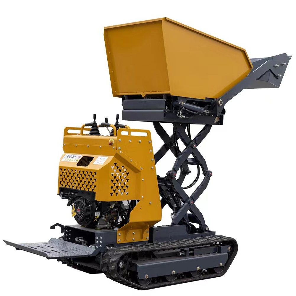 Mini Crawler Dumper Multifunctional Tracked Mini Dumper 800kg Mini Transporter Dump Truck For Construction