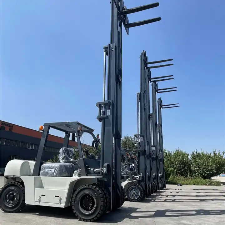 Durabler Counterbalance Heavy Cargo Lift Forklift Diesel Fork Lifts 2 3 5 7 10 15  Ton Rough Terrain Off Road  Diesel Forklift