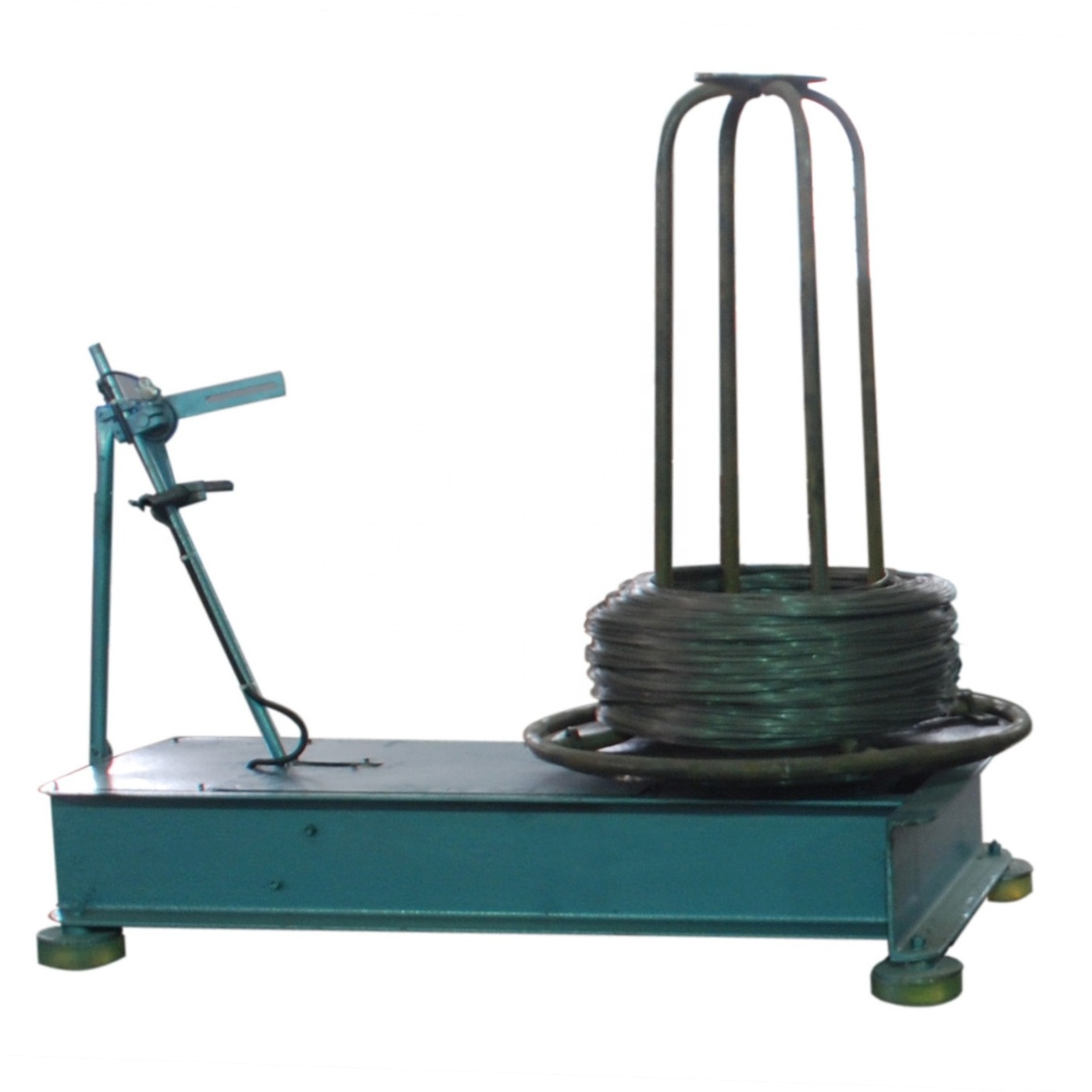 Motorized wire payoff, electric wire stand, wire laying frame