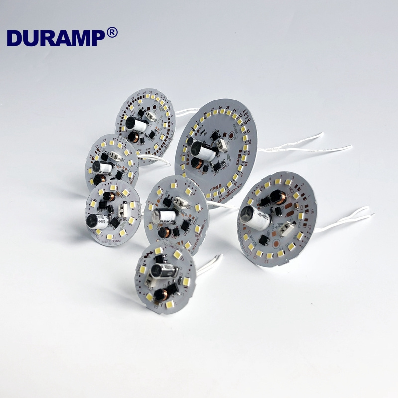 DURAMP 9W 12W SKD CKD PC PBT aluminum E27 B22 DOB driver led bulb raw material parts