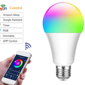 2020 BN new Dimmable Color Changing  Smart WIFI RGBW  SMD LED Bulb led smart lights