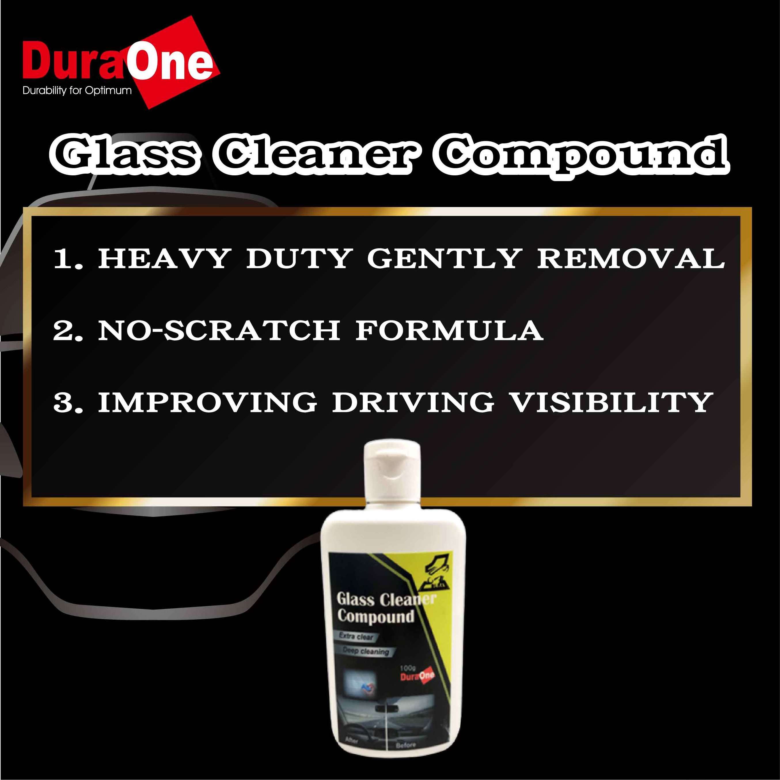 CUSTOM Heavy Duty Glass Polishing Compound Windshield Washing Liquid Cleaner