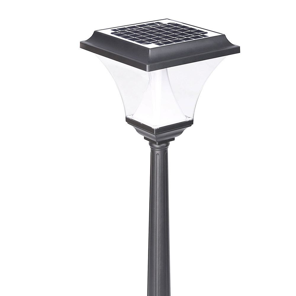 DuraPower High Quality Custom Wholesale Aluminum+Pc Outdoor Black Guard Led High Pole Light Ip65 Waterproof Pillar Lamp