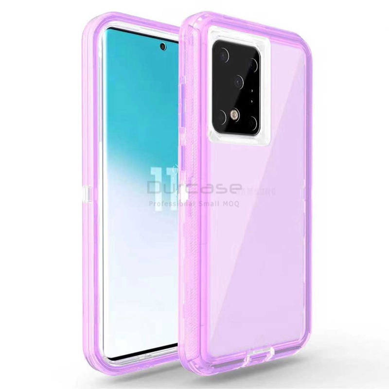 Transparent Hard Backplane Case Cover Protective For Samsung Galaxy S24 Plus S24 Ultra Absorption Slim Fit Premium Bumper Cover