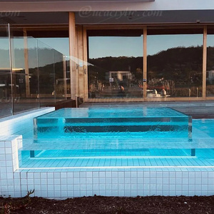 Outdoor Custom Thick Transparent Endless small swimming pool