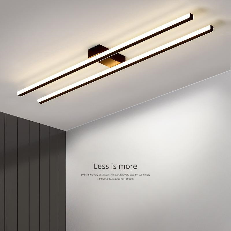 For Home Aisle Bedroom Corridor Lamp Modern Staircase Porch Industrial Lighting Decorative Fixture Nordic Long LED Ceiling Light