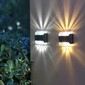 Solar Night Light Waterproof Decorative Courtyard Wall Lamp Garden Villa Mounted Up And Down Modern Outdoor Wall Light