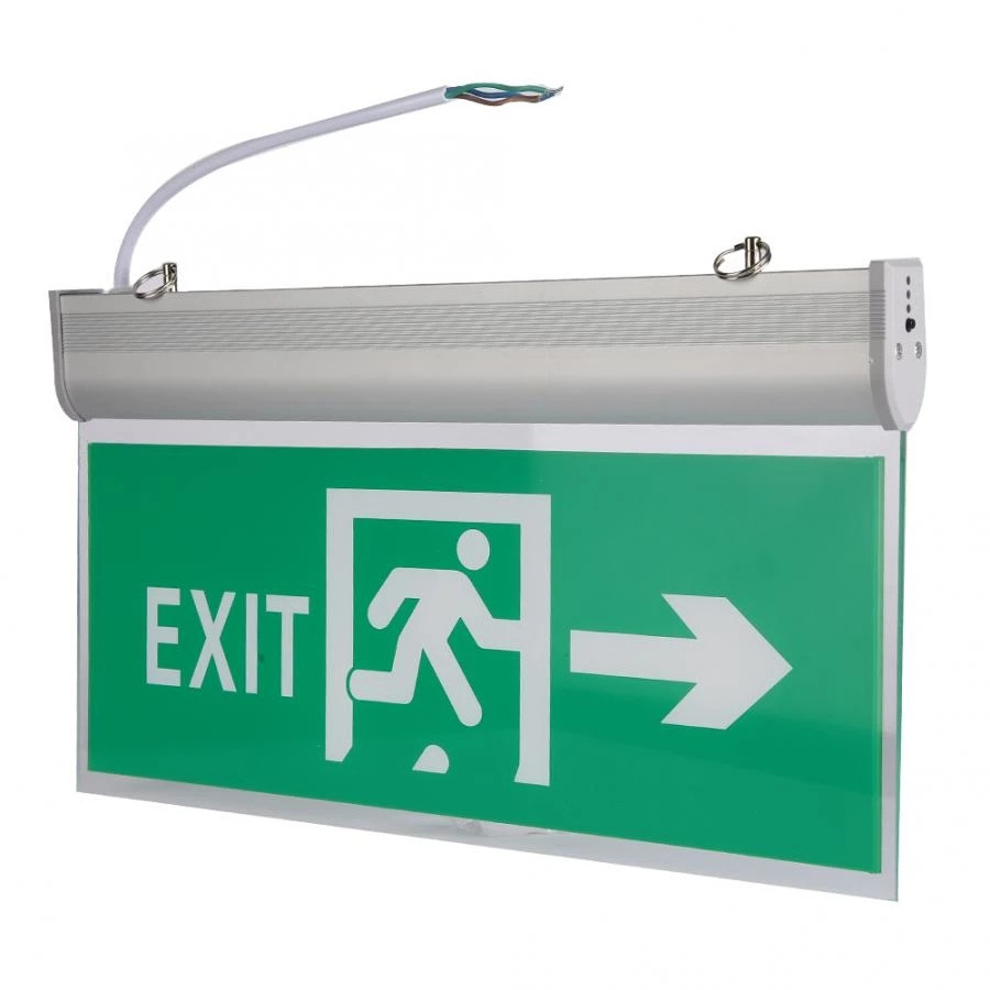 110-220V Acrylic Evacuation Indicator Light  For Hotel Hospital Library Exit Sign Emergency Light