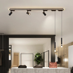 Led Freely Collocation Spotlight Track Ceiling Light Home Background Wall Living Room Guide Rail Slide Entryway Lamp