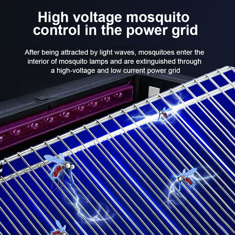 Durlitecn Professional Mosquito Insect Pest Killer Lamp Indoor UV Trap Electric Shock Mosquito Killer Lamp Bug Zapper