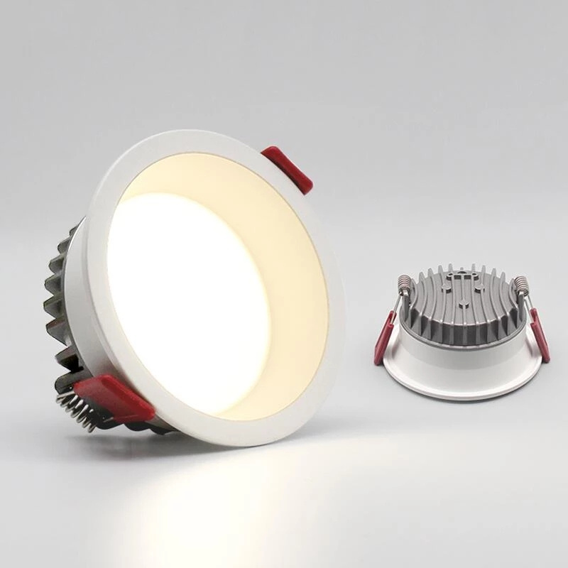 Nordic Dimmable AC85~265V Recessed Anti Glare 7W/9W Background Lamps Indoor Lighting LED Ceiling Spot Lights Downlights