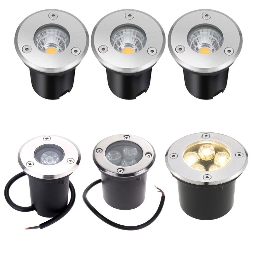 IP65 DC12V Waterproof Inground Lighting Outdoor For Floor Stairs Step Garden Courtyard Decor Recessed LED Underground Light