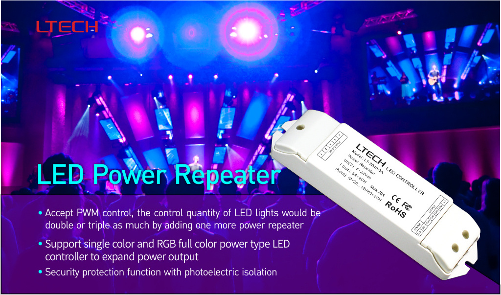 Ltech Small size and light weight Triac  LED Driver 30w 40w Consant Current Dimmable LED Driver