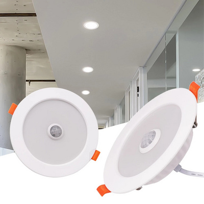 3W 5W 9W 18W 110V Recessed LED Downlight PIR Motion Sensor LED Ceiling Lamp Spot Light Smart LED Downlight