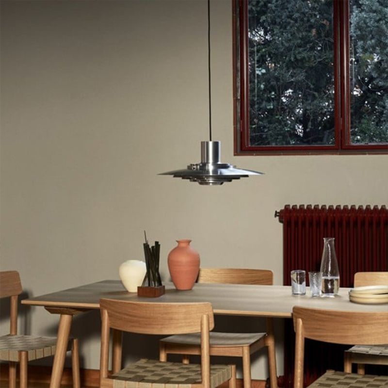 Danish Design Pendant Light Metal High Quality Umbrella Led Hanging Lamp Dining Room Luster Kitchen P376 Pendant DropLight KF1