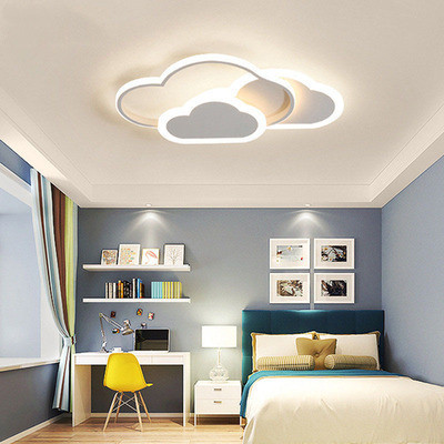 New Design Nordic Modern Lovely Decoration LED Ceiling Light Cloud Shape Bedroom For Kids LED Cloud Ceiling Light