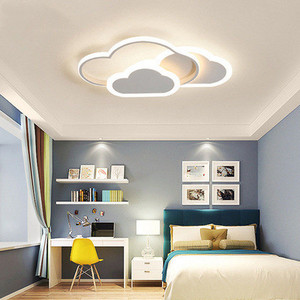 New Design Nordic Modern Lovely Decoration LED Ceiling Light Cloud Shape Bedroom For Kids LED Cloud Ceiling Light