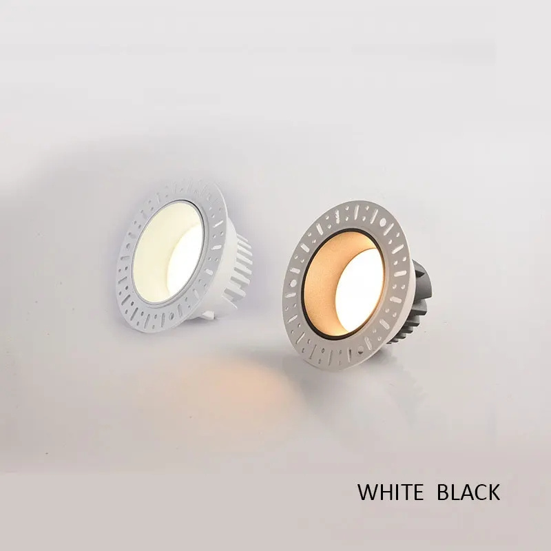 Living Room Spotlight 7.5CM 9.5CM Hole Downlight Minimalist Bedroom Light LED Recessed Spot Light Borderless Downlight