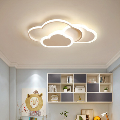 New Design Nordic Modern Lovely Decoration LED Ceiling Light Cloud Shape Bedroom For Kids LED Cloud Ceiling Light