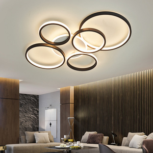 NEO Gleam Modern ceiling chandelier lights for living room Studyroom bedroom AC85-265V Black/Gold color led chandelier fixtures