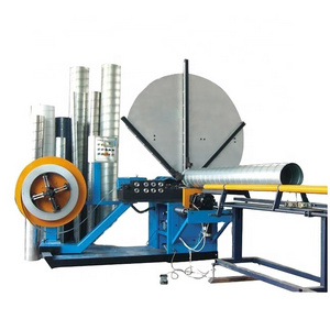 Round Duct Elbow Making Machine Spiral Concrete Tube Pipe Culvert Duct Forming Machine