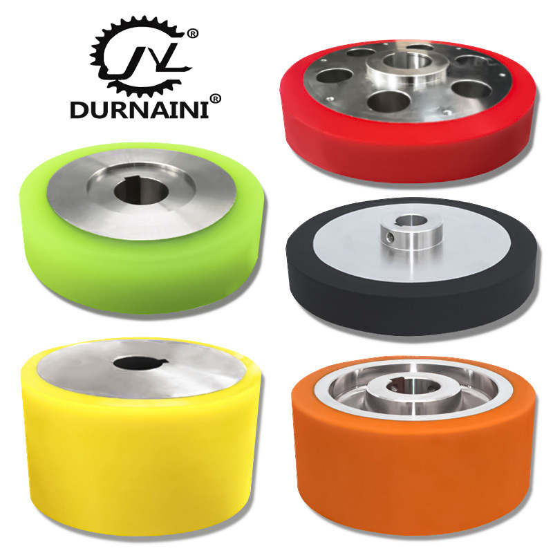 DURNAINI Electric Stacker Drive Wheel, Electric Pallet Jack EPDM Rubber Roller, AGV drive wheel