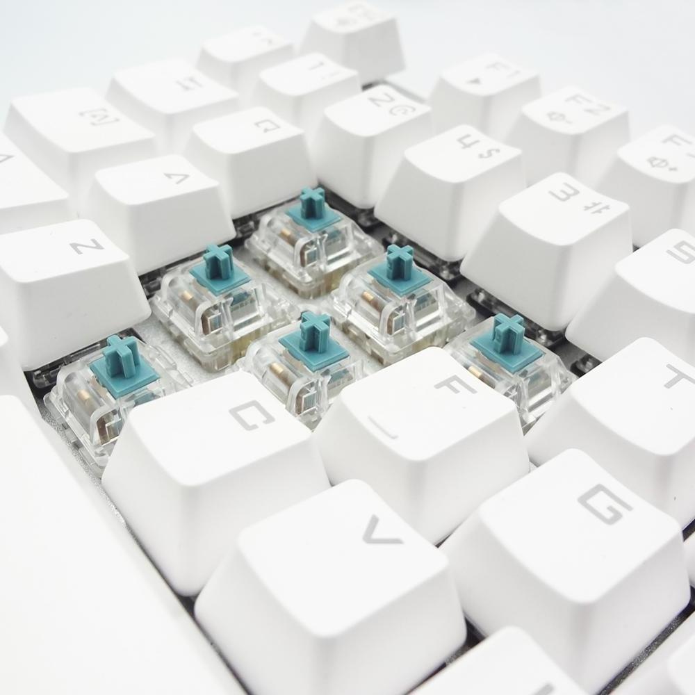 DUROCK Clear T1 Tactile Mechanical Keyboard Switch Gold Plated 67g Spring Keyswitch for Custom Keyboard Switches