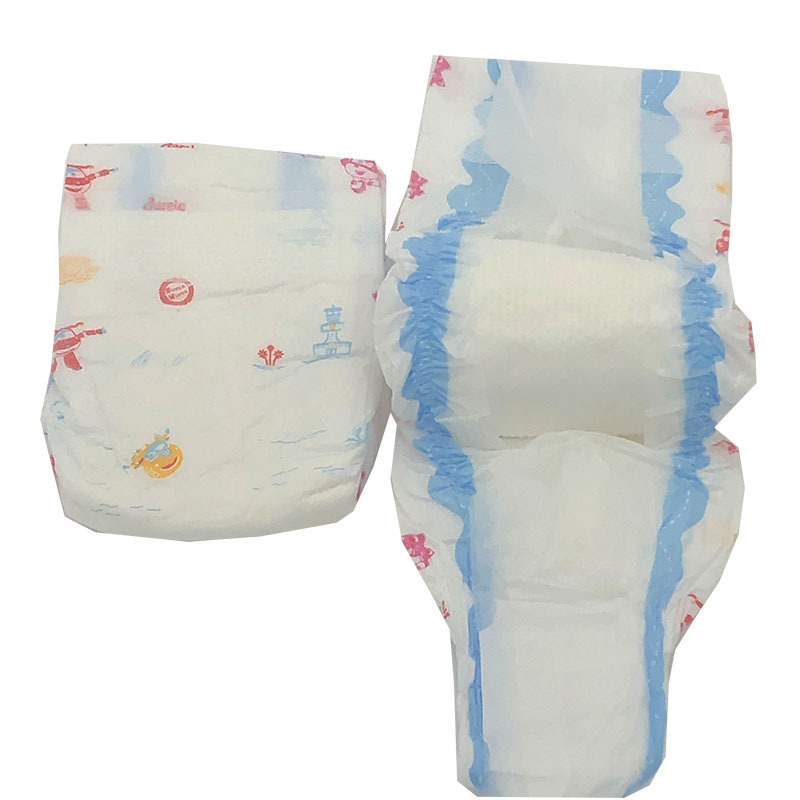 Non Woven Fabric Bamboo Soft Skin Organic Baby Natural Disposable Baby Diapers