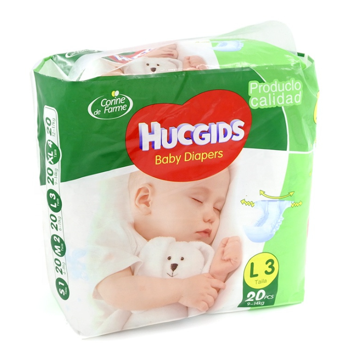 customized size sleepy OEM disposable cotton breathable baby diaper