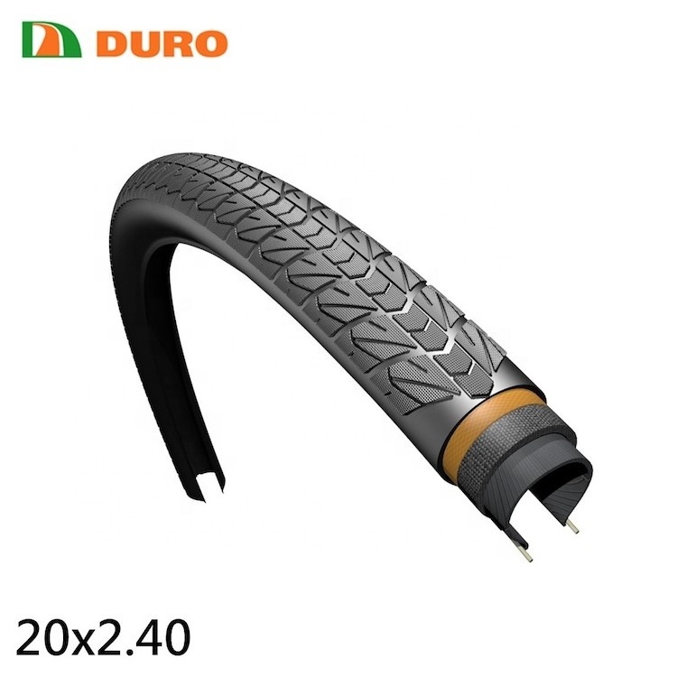 Great gripping V-shaped grooves 20x2.4 bmx bike tire