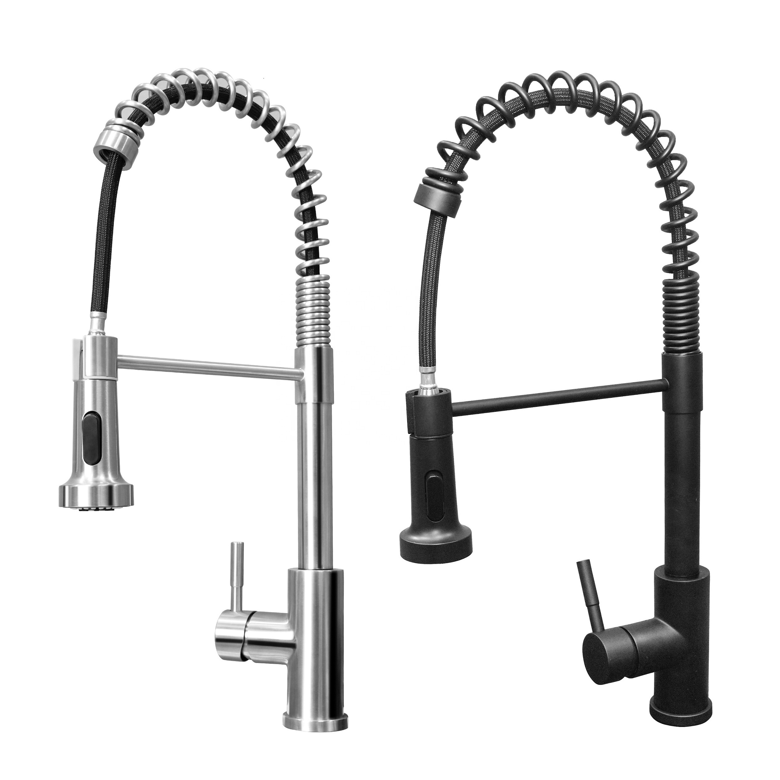 Kitchen Pull Out 304 Stainless Steel Faucet Wall Mounted Brass Kitchen Faucet Accessories Kitchen Mixer Faucet