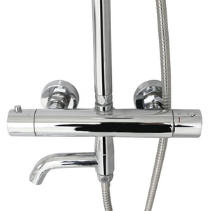 Brass Thermostatic Valve Wall Mounted Shower Thermostatic Valve Connected Shower Diverter Thermostatic Shower Valve