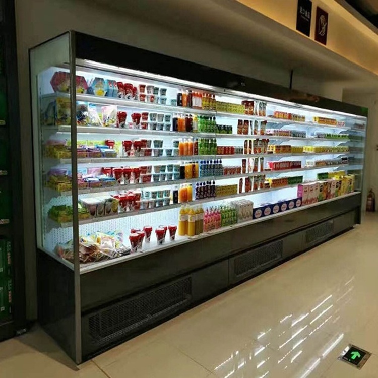 Open chiller  fruit refrigerated cabinet Showcase Refrigerator