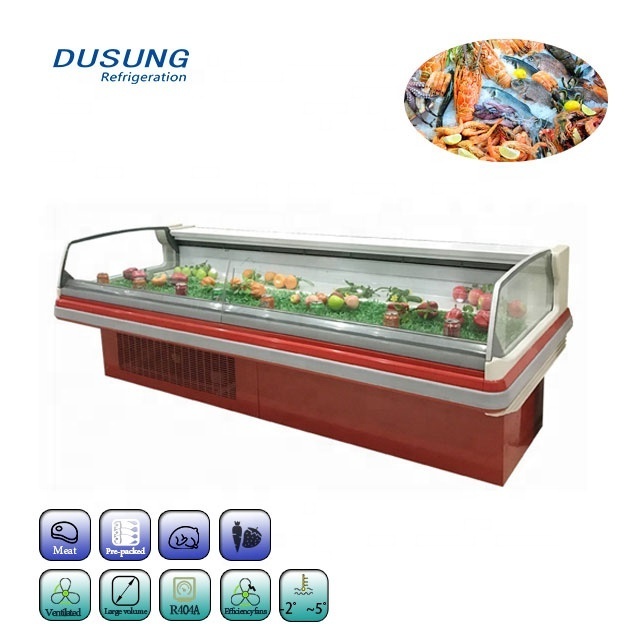 Open Style Butcher Shop Equipment Display Fridge cake freezer deli display refrigerator meat display cases