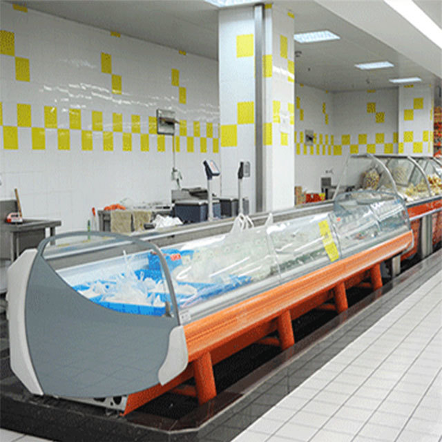 Commercial meat display refrigerator small display freezer Air Curtain Refrigerator pepsi refrigerator