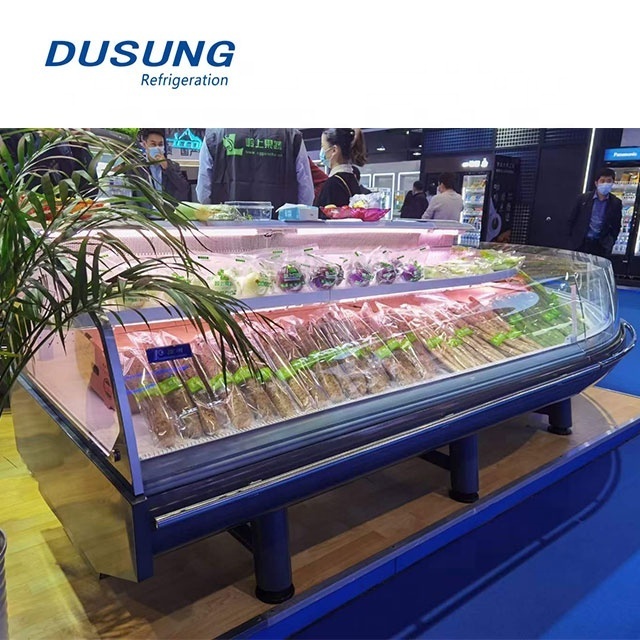 fresh meat display supermarket refrigerator butcher fridge seafood display case seafood display fridge