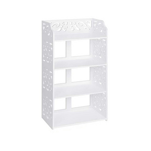 DU'S entrance small shoe rack 4 layers modern white shoe rack wooden narrow shoe rack