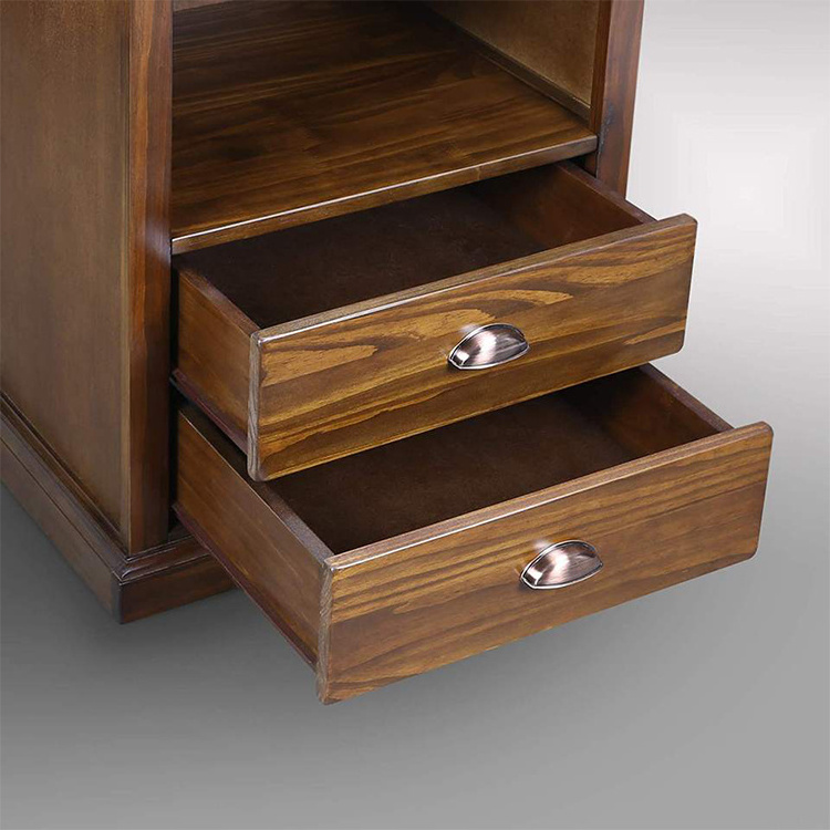 DU'S Retro bedside table and sofa cabinet with hidden compartments