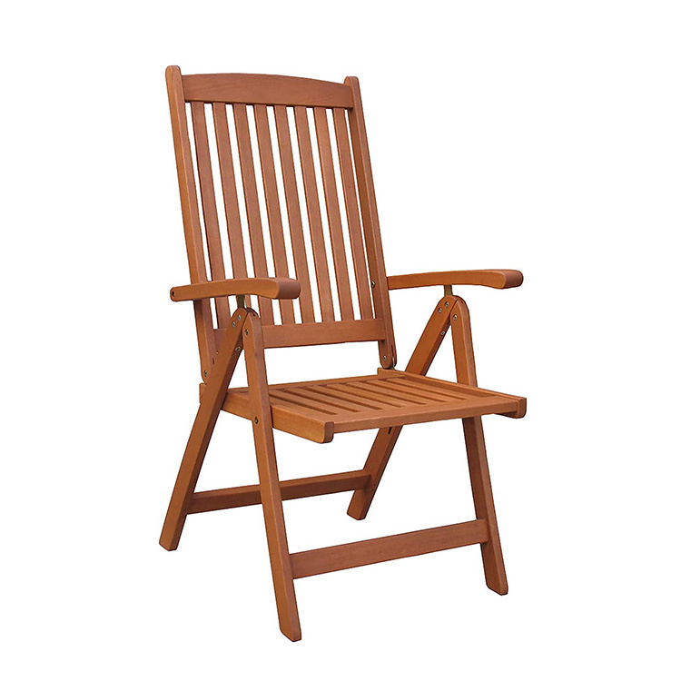 DU'S Folding armchairs Wooden garden chairs Outdoor furniture suitable for patio balconies