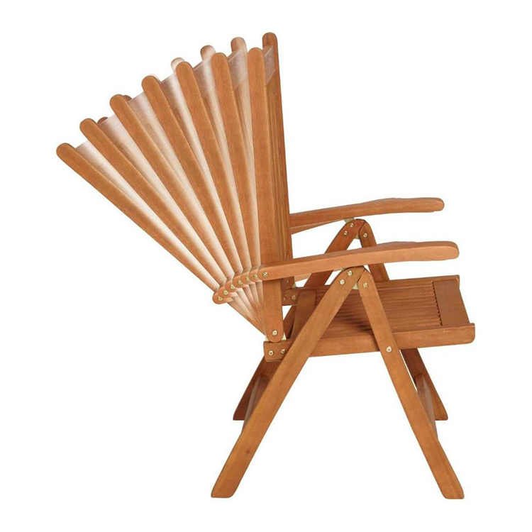 DU'S Folding armchairs Wooden garden chairs Outdoor furniture suitable for patio balconies