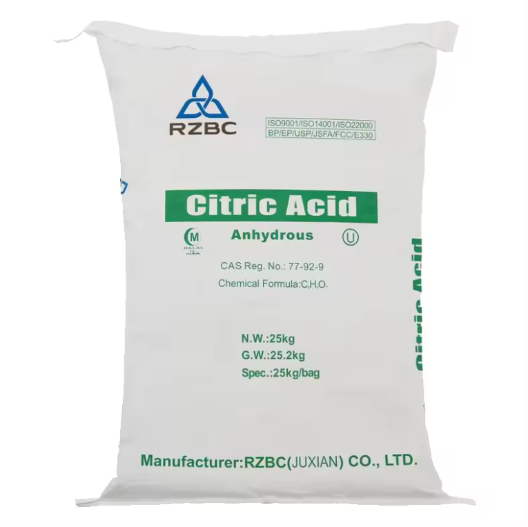 Citric acid monohydrate/anhydrous/Sodium citrate/Potassium citrate