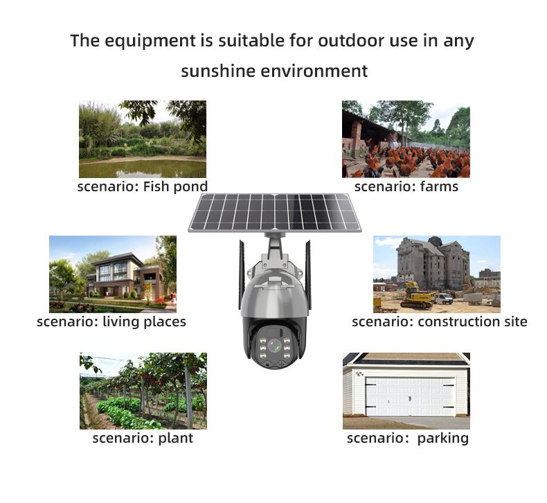 Good Selling Solar Cctv Camera 4g Sim Card Motion Detector Wireless Infrared Security Camera With Solar Panel