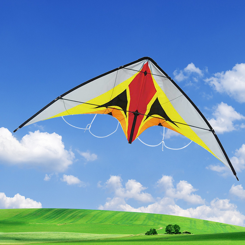 new model colorful professional delta kite beautiful cool sport kite custom dual line power kite