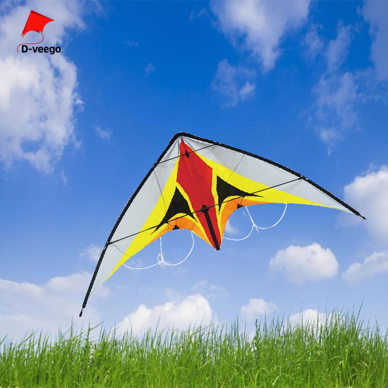 new model colorful professional delta kite beautiful cool sport kite custom dual line power kite