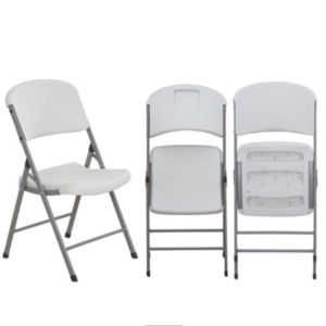 Portable white resin folding wedding garden chairs outdoor furniture in bulk