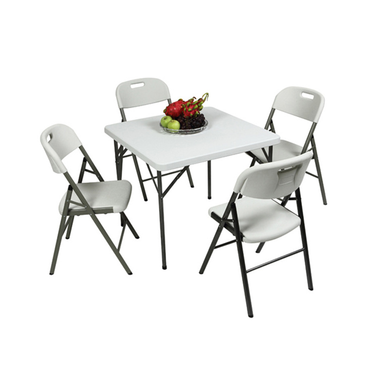 Portable resin white folding garden chair outdoor folding chairs for events parties wedding