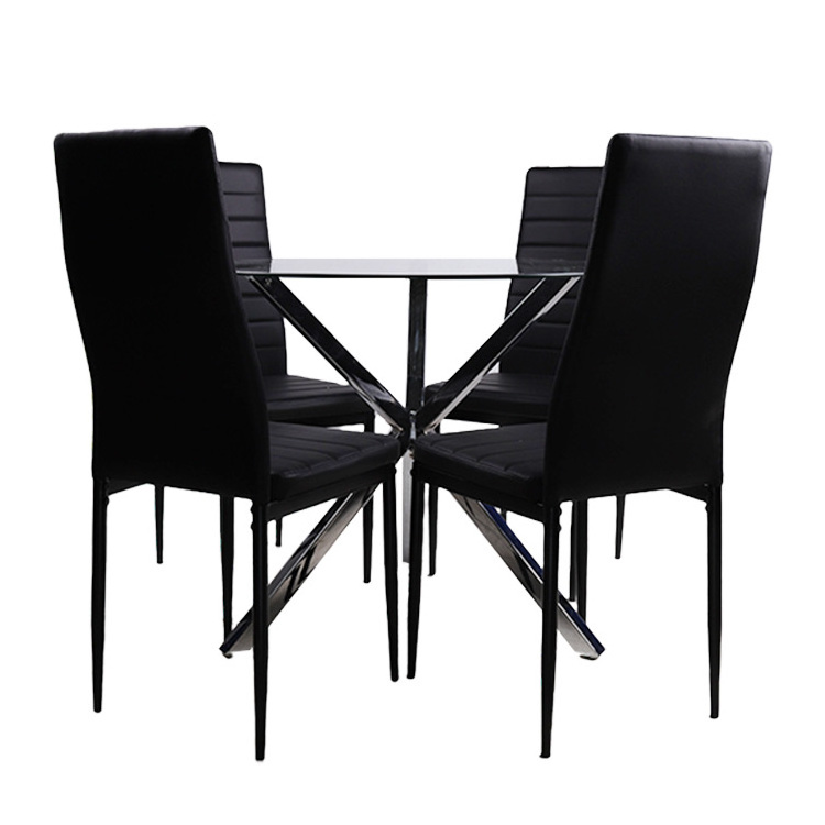 New design dining set with two and four chairs juego de comedor de cuatro puestos econmico comedor con 4 sill