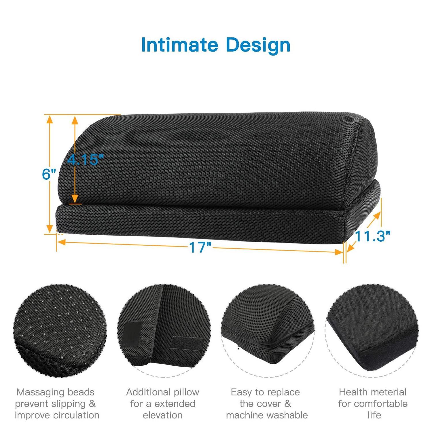 Hot Competitive Factory Moon Pillow Hammock Portable Foot Rest Adjustable With Memory Foam