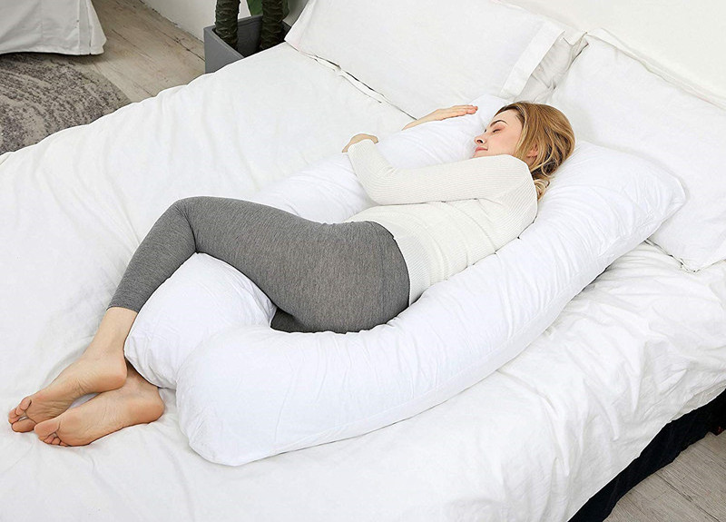 Pregnancy support pillow, Comfortable Full Body Pregnancy Pillow U Shaped Maternity Support Cushion