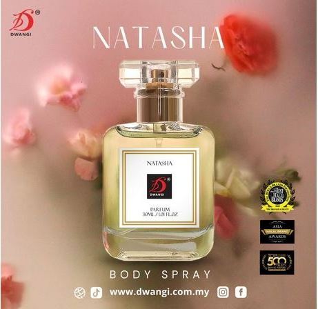 Fast Delivery Brand Perfume Natasha Fresh Floral And Fruity 30mL Spray